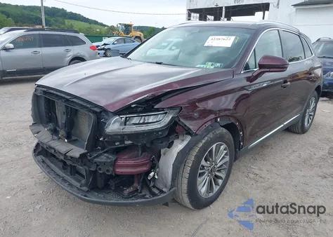 2019 Lincoln Nautilus Select из США, поврежденный, VIN 2LMPJ8K93KBL12188